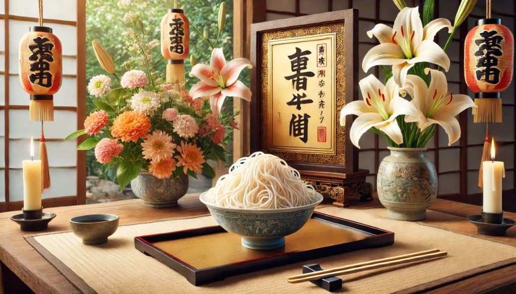なぜそうめん？お盆にそうめんをお供えする深い意味