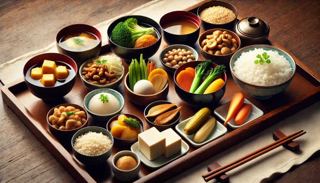 代表的なメニューと煮物の例