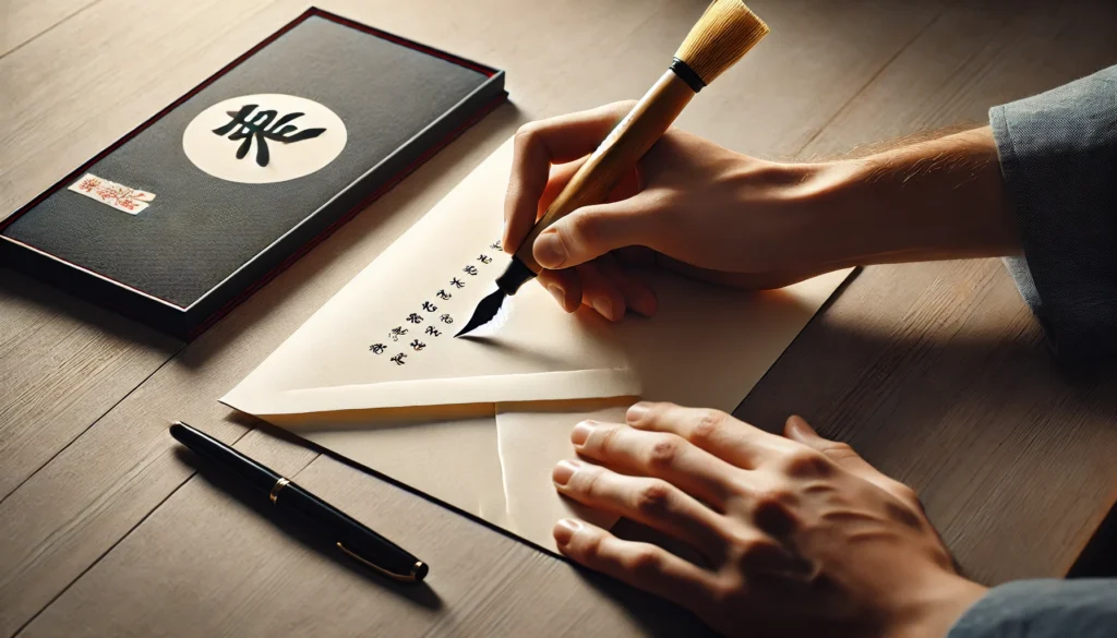 外袋は筆ペンを使いボールペンは避ける