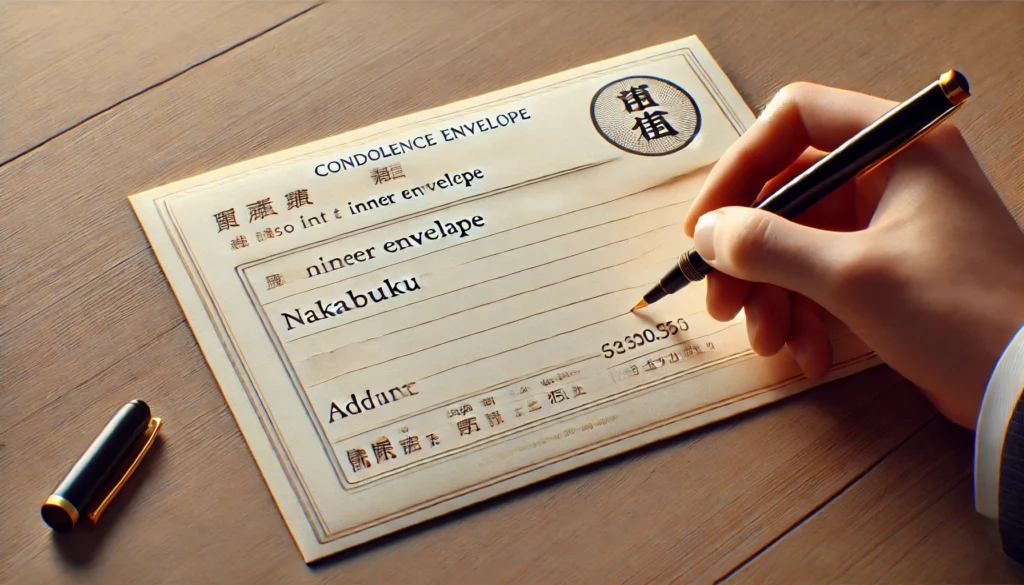 中袋なしタイプの香典袋の書き方は？