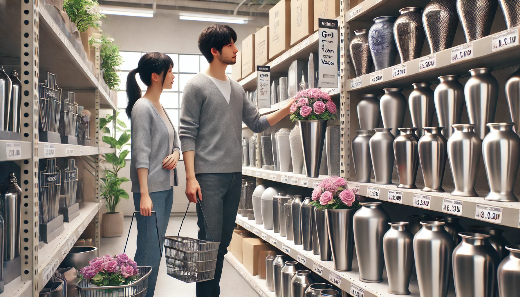 お墓の花立はホームセンターで買える？選び方と注意点