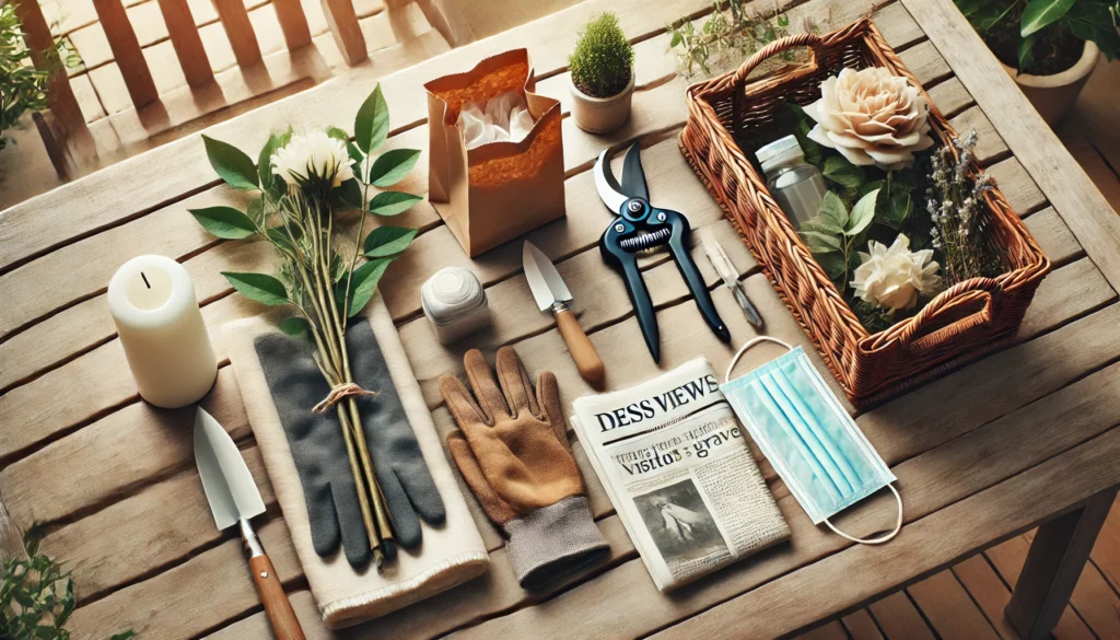 花と一緒に準備したい！お墓参りの必需品・便利グッズ