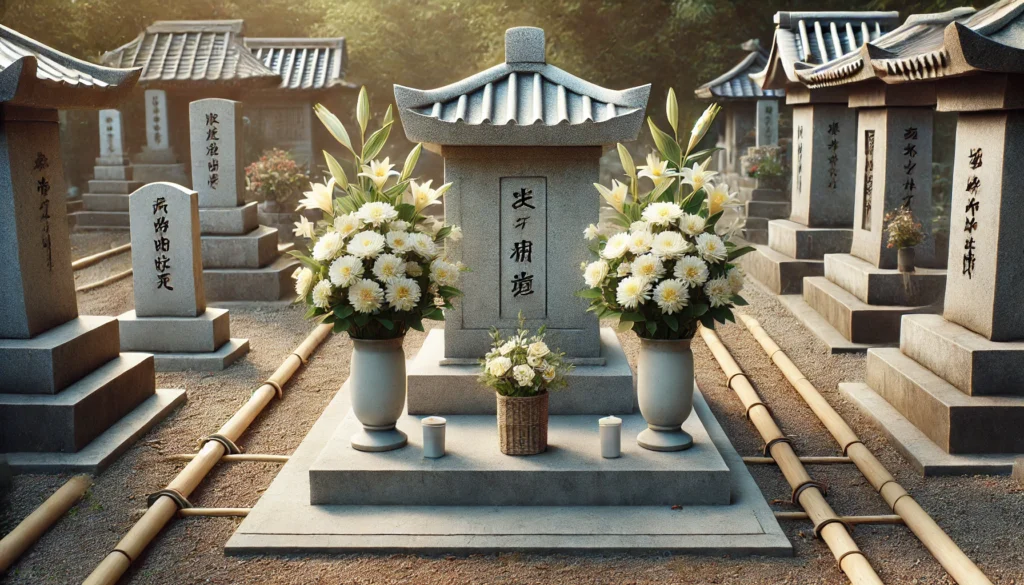 お墓参りの花の本数と配置マナー