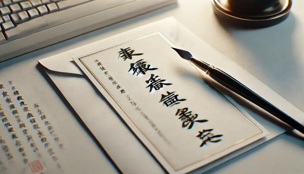 香典袋への会社名の書き方とマナー