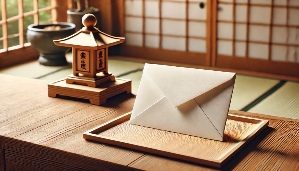 位牌代の封筒の書き方を解説