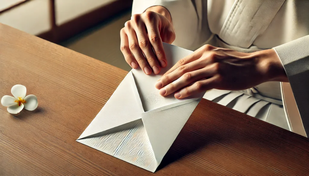 印刷した短冊のきれいな貼り方と包み方