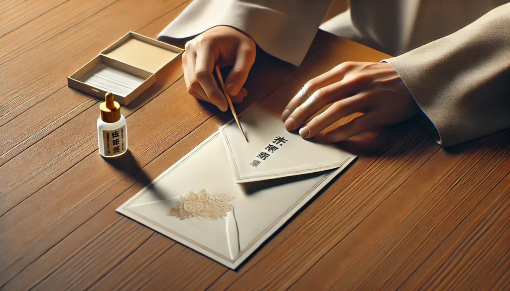 閉じ方にのり付けは必要か