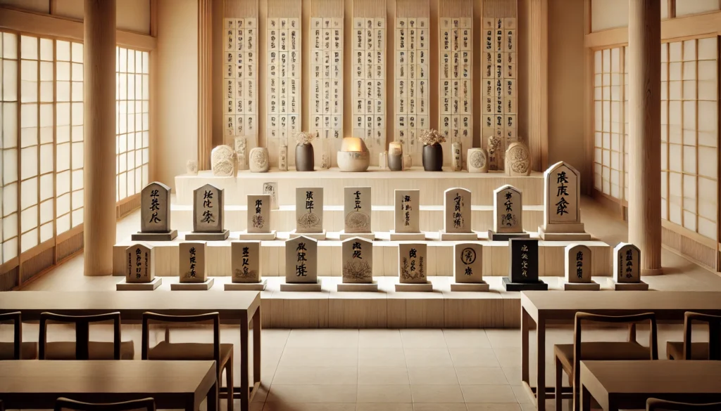 位牌が複数ある時の正しい並べ方